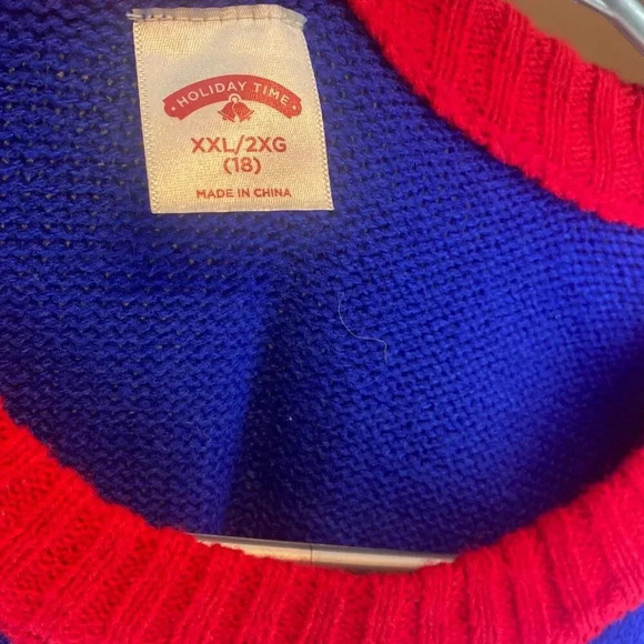 Penguin Christmas Holiday Time sweater size XXL - Picture 6 of 6